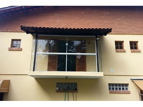 Sacada de Vidro para Casa na Vila Zilda